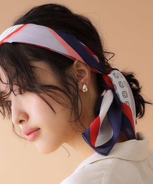 THE SHOP TK (ザ ショップ ティーケー )の「アソートスカーフ(バンダナ/スカーフ・レディース・ライトグレー系4/ネイビー系4/ライトオレンジ系1/ワイン系9/イエロー系7・00)」の10枚目の写真