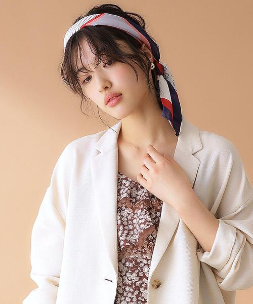 THE SHOP TK (ザ ショップ ティーケー )の「アソートスカーフ(バンダナ/スカーフ・レディース・ライトグレー系4/ネイビー系4/ライトオレンジ系1/ワイン系9/イエロー系7・00)」の9枚目の写真