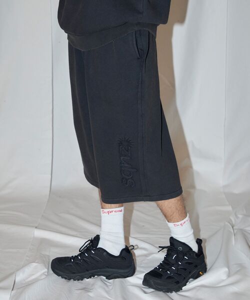 SEQUENZ（シークエンズ）の「【sqnz（エスキュンズ）】sqnz applique pack set up / セットアップ Tシャツ ハーフパンツ クルーネック オーバーサイズ ワンポイント（Tシャツ/カットソー・メンズ・ライトグレー/その他1/ブラック/ライトブルー・SMALL/MEDIUM/LARGE）」の13枚目の写真