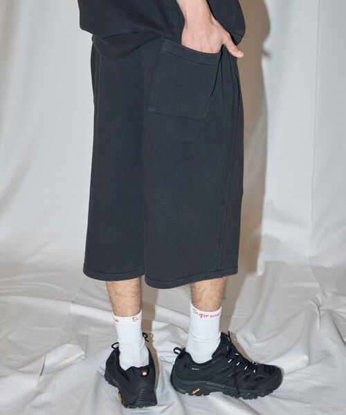 SEQUENZ（シークエンズ）の「【sqnz（エスキュンズ）】sqnz applique pack set up / セットアップ Tシャツ ハーフパンツ クルーネック オーバーサイズ ワンポイント（Tシャツ/カットソー・メンズ・ライトグレー/その他1/ブラック/ライトブルー・SMALL/MEDIUM/LARGE）」の14枚目の写真