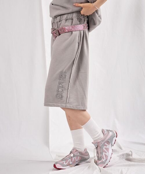 SEQUENZ（シークエンズ）の「【sqnz（エスキュンズ）】sqnz applique pack set up / セットアップ Tシャツ ハーフパンツ クルーネック オーバーサイズ ワンポイント（Tシャツ/カットソー・メンズ・ライトグレー/その他1/ブラック/ライトブルー・SMALL/MEDIUM/LARGE）」の22枚目の写真