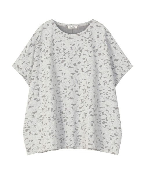 Plantation(プランテーション)の「コンフェティPT / Tシャツ / (O)(Tシャツ/カットソー・レディース・ライトブラウン/ネイビー/ホワイト・M size/L size)」の2枚目の写真