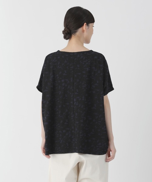 Plantation(プランテーション)の「コンフェティPT / Tシャツ / (O)(Tシャツ/カットソー・レディース・ライトブラウン/ネイビー/ホワイト・M size/L size)」の5枚目の写真