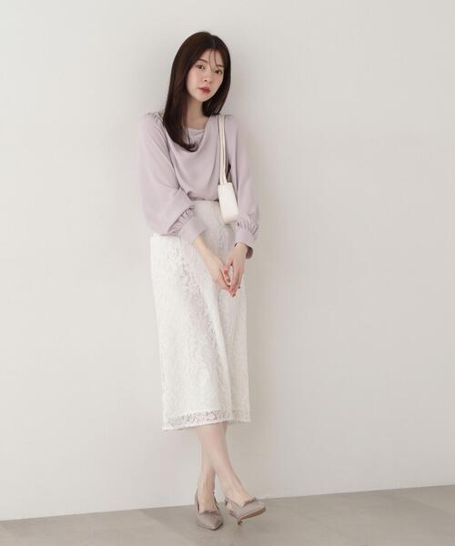 PROPORTION BODY DRESSING(プロポーションボディドレッシング)の「レースタイトスカート / 1215120301(スカート・レディース・ホワイト系その他/グレー/ネイビー・X-SMALL/SMALL/MEDIUM)」の9枚目の写真