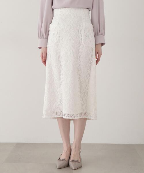 FILA ホワイト レース スカート ウインザーオンラインショップフィラ スコート （ VL2898-01