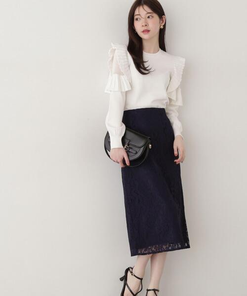 PROPORTION BODY DRESSING(プロポーションボディドレッシング)の「レースタイトスカート / 1215120301(スカート・レディース・ホワイト系その他/グレー/ネイビー・X-SMALL/SMALL/MEDIUM)」の19枚目の写真