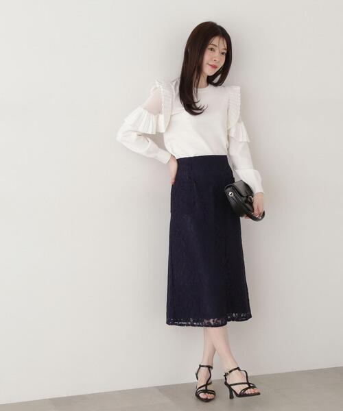 PROPORTION BODY DRESSING(プロポーションボディドレッシング)の「レースタイトスカート / 1215120301(スカート・レディース・ホワイト系その他/グレー/ネイビー・X-SMALL/SMALL/MEDIUM)」の20枚目の写真