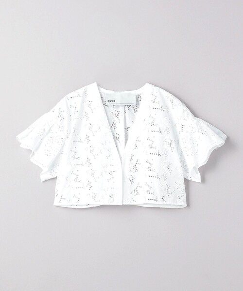 TICCA（ティッカ）の「＜TICCA＞レース クロップド ジャケット（ノー