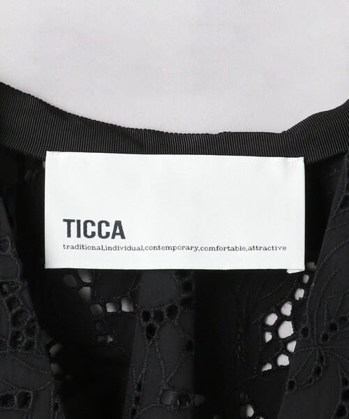 TICCA（ティッカ）の「＜TICCA＞レース クロップド ジャケット（ノー