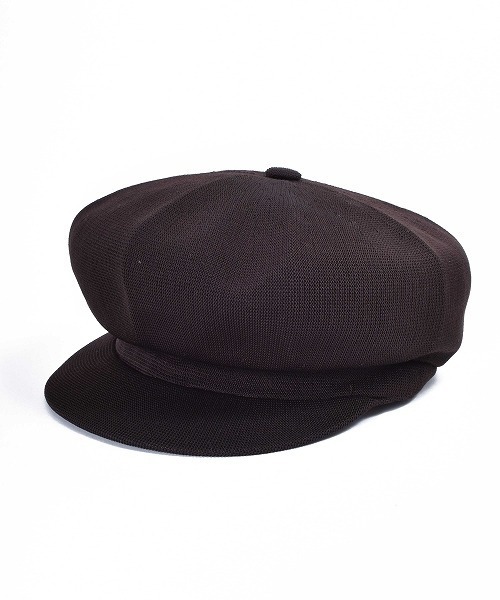 KANGOL（カンゴール）の「KANGOL TROPIC SPITFIRE / カンゴール（キャスケット・レディース・セージグリーン/ネイビー/ブラック/ダークブラウン・MEDIUM/LARGE/X-LARGE）」の2枚目の写真