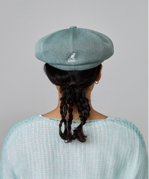 KANGOL（カンゴール）の「KANGOL TROPIC SPITFIRE / カンゴール（キャスケット・レディース・セージグリーン/ネイビー/ブラック/ダークブラウン・MEDIUM/LARGE/X-LARGE）」の11枚目の写真