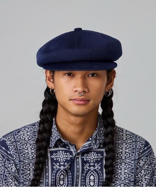 KANGOL（カンゴール）の「KANGOL TROPIC SPITFIRE / カンゴール（キャスケット・レディース・セージグリーン/ネイビー/ブラック/ダークブラウン・MEDIUM/LARGE/X-LARGE）」の15枚目の写真