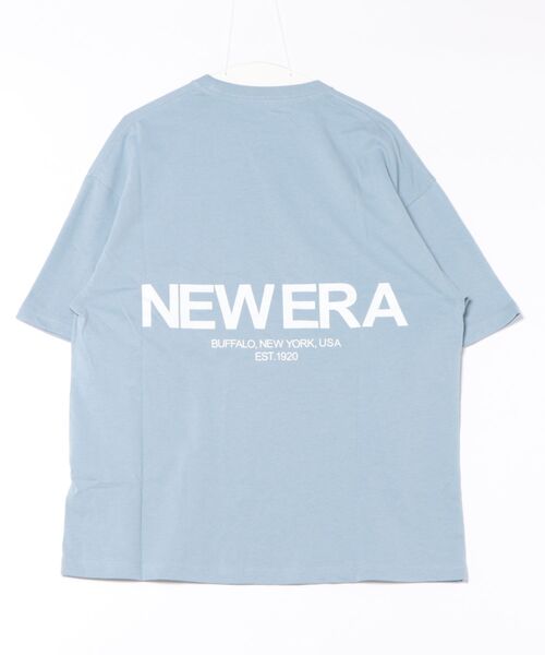 NEW ERA（ニューエラ）の「【ムラサキスポーツ限定】NEW ERA/ニューエラ 半袖Tシャツ バックプリント 14670928/14670929/14670930/14670931（Tシャツ/カットソー・メンズ・ライトブルー/ブラック/ホワイト/ストーン・M/L/XL/XXL）」の15枚目の写真