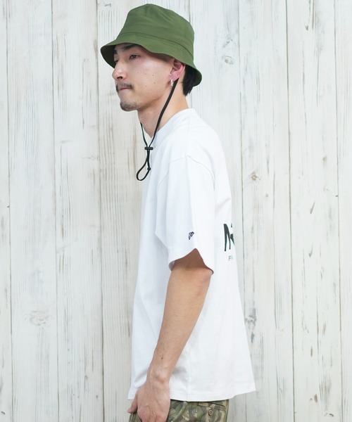 NEW ERA（ニューエラ）の「【ムラサキスポーツ限定】NEW ERA/ニューエラ 半袖Tシャツ バックプリント 14670928/14670929/14670930/14670931（Tシャツ/カットソー・メンズ・ライトブルー/ブラック/ホワイト/ストーン・M/L/XL/XXL）」の17枚目の写真