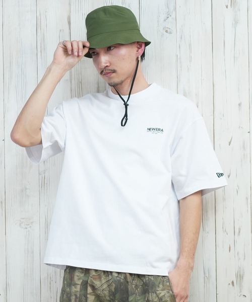 NEW ERA（ニューエラ）の「【ムラサキスポーツ限定】NEW ERA/ニューエラ 半袖Tシャツ バックプリント 14670928/14670929/14670930/14670931（Tシャツ/カットソー・メンズ・ライトブルー/ブラック/ホワイト/ストーン・M/L/XL/XXL）」の16枚目の写真