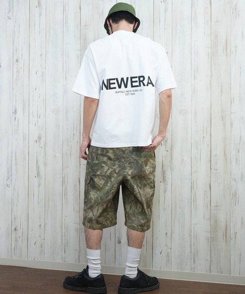 NEW ERA（ニューエラ）の「【ムラサキスポーツ限定】NEW ERA/ニューエラ 半袖Tシャツ バックプリント 14670928/14670929/14670930/14670931（Tシャツ/カットソー・メンズ・ライトブルー/ブラック/ホワイト/ストーン・M/L/XL/XXL）」の22枚目の写真
