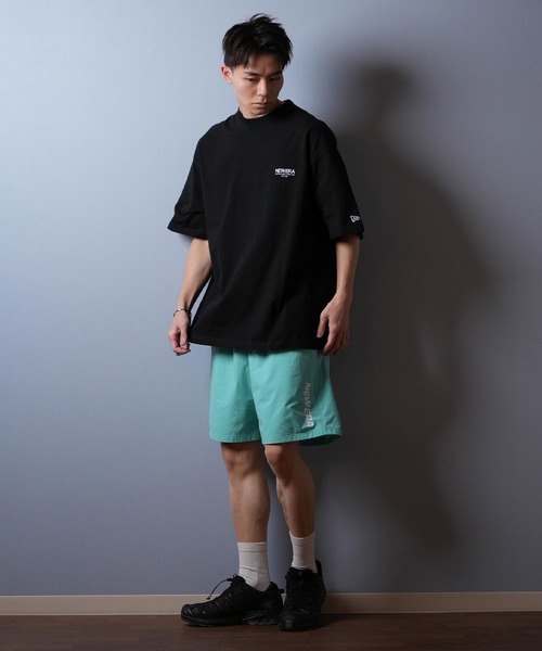 NEW ERA（ニューエラ）の「【ムラサキスポーツ限定】NEW ERA/ニューエラ 半袖Tシャツ バックプリント 14670928/14670929/14670930/14670931（Tシャツ/カットソー・メンズ・ライトブルー/ブラック/ホワイト/ストーン・M/L/XL/XXL）」の7枚目の写真