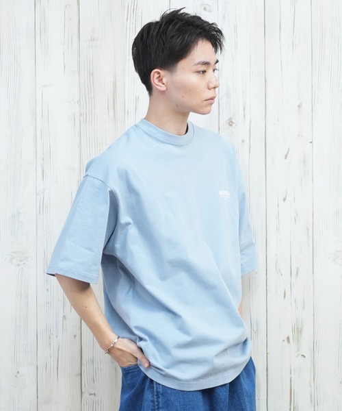 NEW ERA（ニューエラ）の「【ムラサキスポーツ限定】NEW ERA/ニューエラ 半袖Tシャツ バックプリント 14670928/14670929/14670930/14670931（Tシャツ/カットソー・メンズ・ライトブルー/ブラック/ホワイト/ストーン・M/L/XL/XXL）」の12枚目の写真