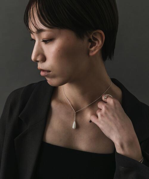 SMELLY（スメリー）の「SMELLY so’　newjade  swing necklace（ネックレス・レディース・シルバー系その他・-）」の2枚目の写真
