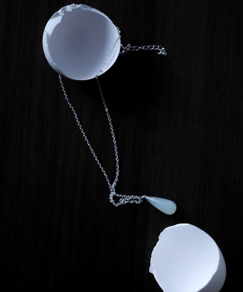 SMELLY（スメリー）の「SMELLY so’　newjade  swing necklace（ネックレス・レディース・シルバー系その他・-）」の7枚目の写真