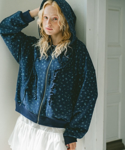 idem イデム　heart frill hoodie/ハートフリルフーディー heart frill hoodie／ハートフリルフーディ（パーカー）｜idem（イデム