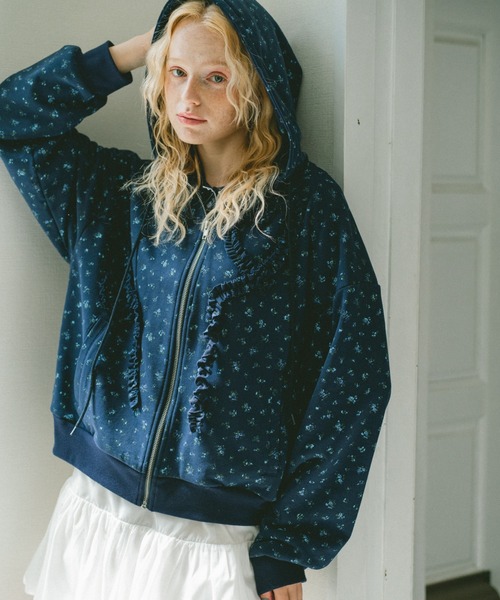 heart frill hoodie／ハートフリルフーディ（パーカー）｜idem（イデム