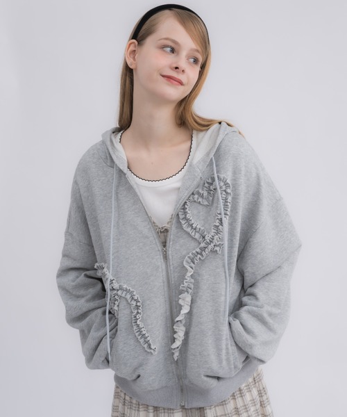 トップス idem heart frill hoodie 0110idem0187_800x.jpg?v=1759462188
