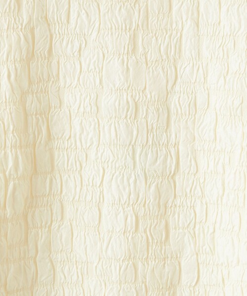 EMMEL REFINES（エメルリファインズ）の「＜EMMEL REFINES＞EM フクレジャカード クルーネック ブラウス（シャツ/ブラウス・レディース・オフホワイト/ブラック・FREE）」の13枚目の写真