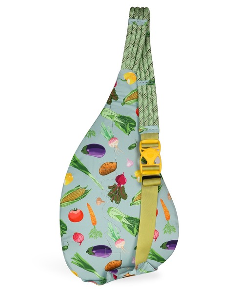 美品　KAVU トポグラフィー柄 スリングバッグ KAVU/カブー Slingback/スリングバック（ショルダーバッグ