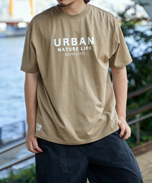 【親子コーデ】URBAN NATURE LIFE アーバンネイチャーライフ フロッキープリントTシャツ