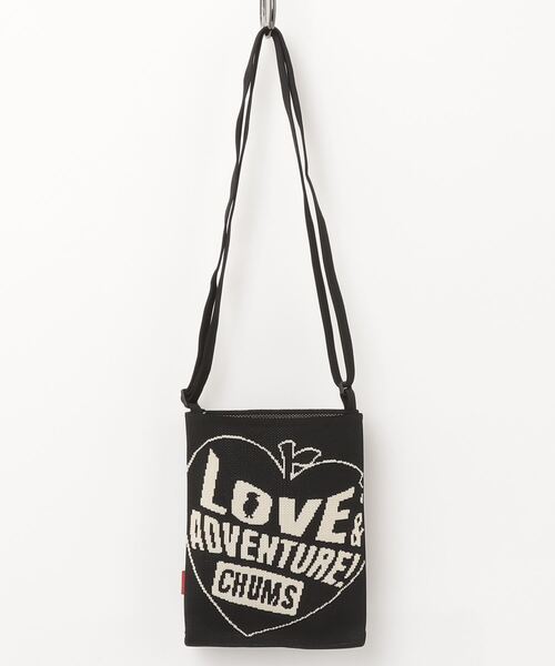 CHUMS(チャムス)の「【CHUMS】 Jacquard Knit Mini Shoulder Bag ジャガードニットミニショルダーバッグ(ショルダーバッグ・メンズ・ベージュ/ブラック/ブラック系その他・FREE)」の4枚目の写真