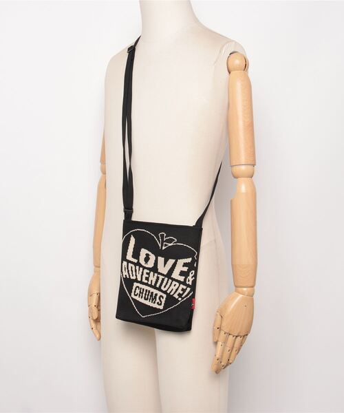 CHUMS(チャムス)の「【CHUMS】 Jacquard Knit Mini Shoulder Bag ジャガードニットミニショルダーバッグ(ショルダーバッグ・メンズ・ベージュ/ブラック/ブラック系その他・FREE)」の10枚目の写真