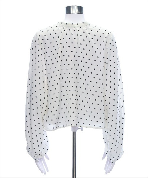 clear（クリア）の「柄アソートマルチスリーブ長袖ブラウス[オフィスカジュアル 大人綺麗目]≪SS新作≫（シャツ/ブラウス・レディース・オフホワイト/ブラック系その他/グレー/ホワイト系その他/ブルー系その他・F）」の14枚目の写真