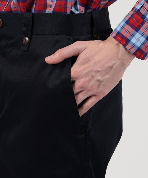 TOMORROWLAND （トゥモローランド）の「スーピマコットン チノクロス バレルパンツ（その他パンツ・メンズ・ネイビー/ベージュ・M/S/XS）」の11枚目の写真