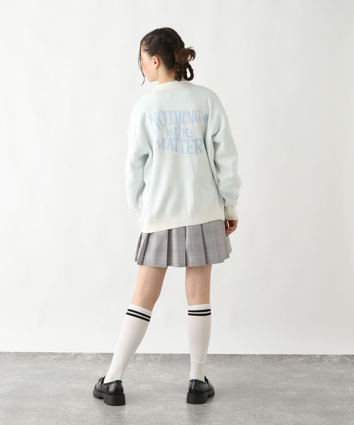 GLOBAL WORK（グローバルワーク）の「洗えるアソートニットカーデ/323375（カーディガン/ボレロ・キッズ・ブラック/サックスブルー/アイボリー・130cm/140cm/150cm/160cm）」の6枚目の写真