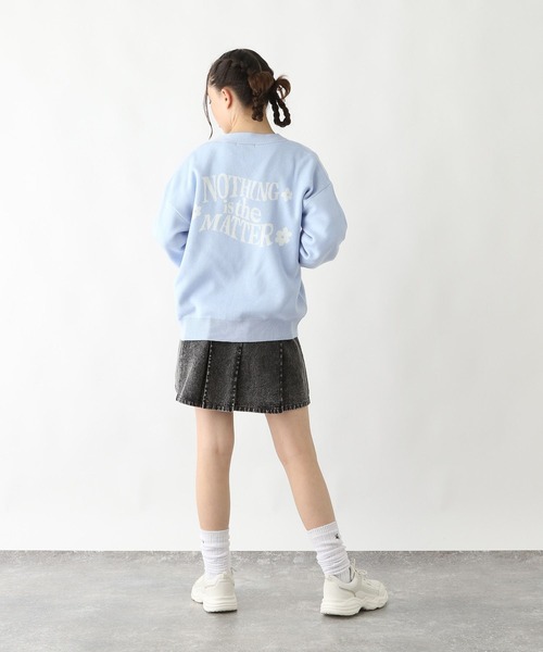 GLOBAL WORK（グローバルワーク）の「洗えるアソートニットカーデ/323375（カーディガン/ボレロ・キッズ・ブラック/サックスブルー/アイボリー・130cm/140cm/150cm/160cm）」の18枚目の写真