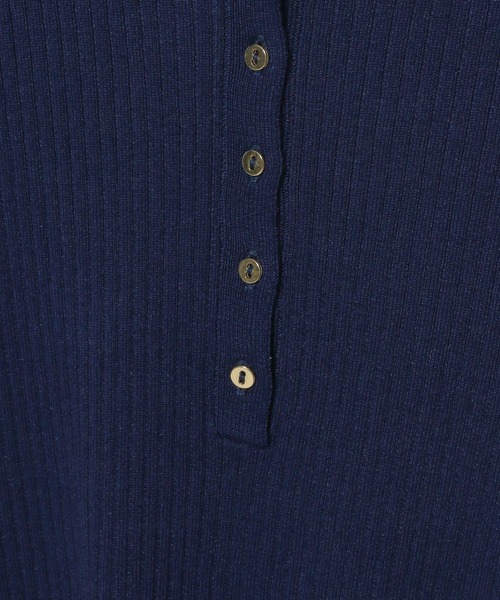 mysty woman（ミスティウーマン）の「サマーニットポロ  452410（ニット/セーター・レディース・ホワイト系その他/グリーン/ネイビー・FREE）」の17枚目の写真