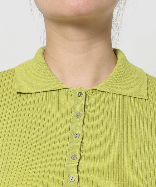 mysty woman サマーポロニット mysty woman｜サマーニットポロ | Rakuten Fashion(楽天