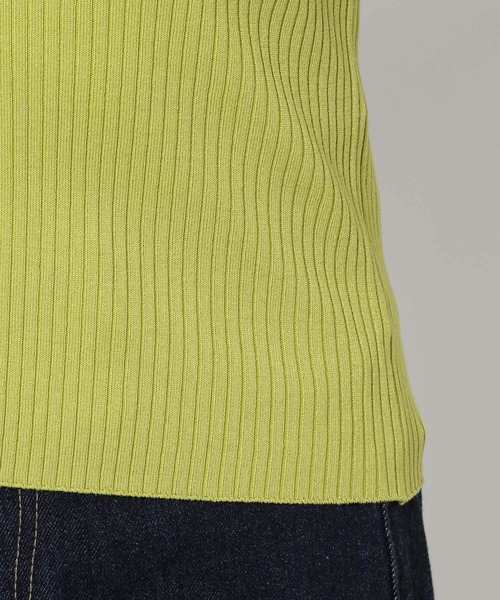 mysty woman（ミスティウーマン）の「サマーニットポロ  452410（ニット/セーター・レディース・ホワイト系その他/グリーン/ネイビー・FREE）」の13枚目の写真