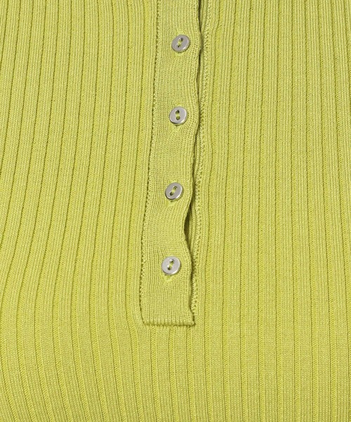 mysty woman（ミスティウーマン）の「サマーニットポロ  452410（ニット/セーター・レディース・ホワイト系その他/グリーン/ネイビー・FREE）」の15枚目の写真