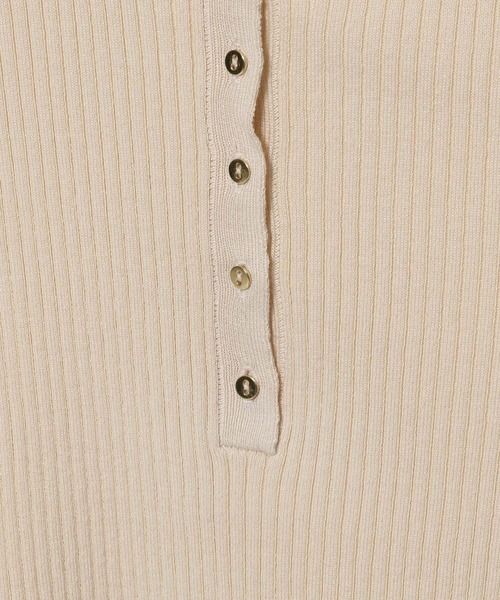 mysty woman（ミスティウーマン）の「サマーニットポロ  452410（ニット/セーター・レディース・ホワイト系その他/グリーン/ネイビー・FREE）」の16枚目の写真