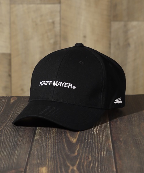 KRIFF MAYER(クリフメイヤー)の「【KRIFF MAYER/クリフメイヤー】深かぶり コットンツイルキャップ(キャップ・メンズ・アイボリー/ブラック/チャコールグレー・FREE)」の2枚目の写真