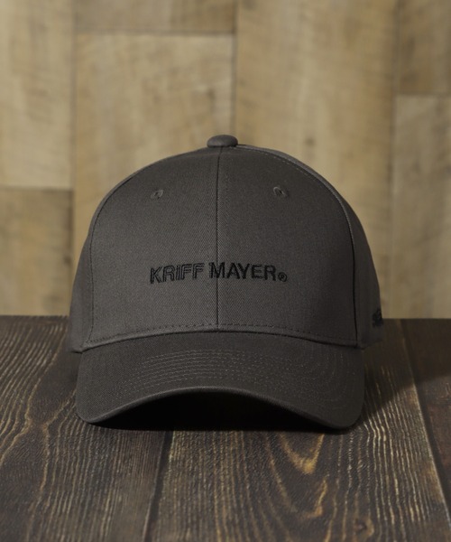 KRIFF MAYER(クリフメイヤー)の「【KRIFF MAYER/クリフメイヤー】深かぶり コットンツイルキャップ(キャップ・メンズ・アイボリー/ブラック/チャコールグレー・FREE)」の6枚目の写真