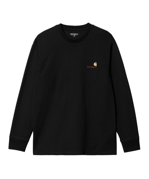 Carhartt WIP(カーハートダブリューアイピー)の「L/S AMERICAN SCRIPT T-SHIRT(Tシャツ/カットソー・メンズ・キナリ/ホワイト/アッシュ/ブラック・LARGE/MEDIUM/SMALL)」の3枚目の写真
