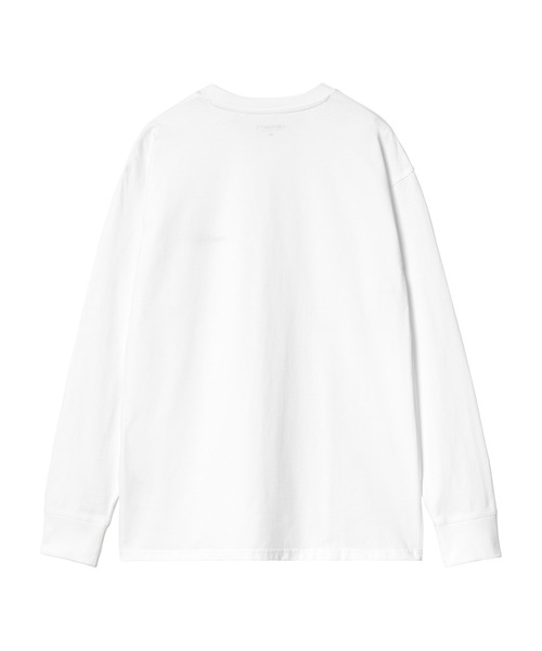 Carhartt WIP(カーハートダブリューアイピー)の「L/S AMERICAN SCRIPT T-SHIRT(Tシャツ/カットソー・メンズ・キナリ/ホワイト/アッシュ/ブラック・LARGE/MEDIUM/SMALL)」の7枚目の写真