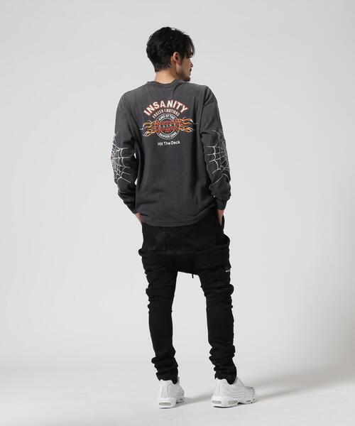 ROYAL FLASH（ロイヤルフラッシュ）の「A.F ARTEFACT/エーエフ・アーティファクト/Denim Coating Cargo Sarouel Pants（カーゴパンツ・メンズ・ブラック・1/2/3）」の2枚目の写真