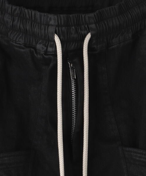 ROYAL FLASH（ロイヤルフラッシュ）の「A.F ARTEFACT/エーエフ・アーティファクト/Denim Coating Cargo Sarouel Pants（カーゴパンツ・メンズ・ブラック・1/2/3）」の12枚目の写真
