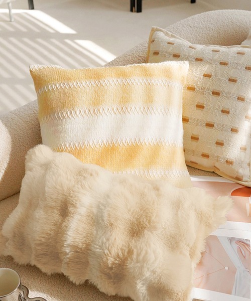 Burberry キャンディ型クッション 色褪せあり クッションカバー カン