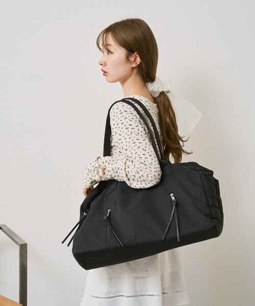 カスタネ　トラベルバッグ黒 Kastane（カスタネ）の「トラベルBAG M（トートバッグ）」 - WEAR