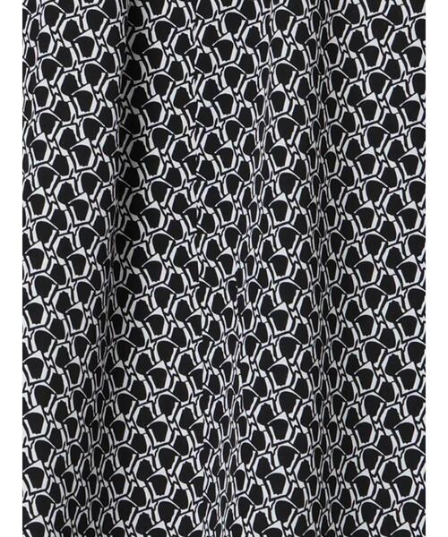 Te chichi TERRASSE（テチチテラス）の「無地/幾何柄7分袖ボウタイブラウス（シャツ/ブラウス・レディース・ブラック/オフホワイト/モカ・F）」の18枚目の写真